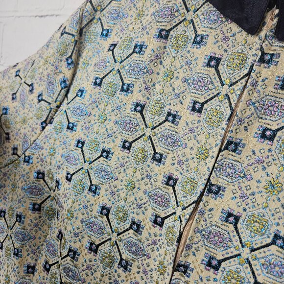 ModCloth Floral Geometric Pattern Dress Collar Pockets Womens 4XL Short Sleeve - Picture 11 of 16